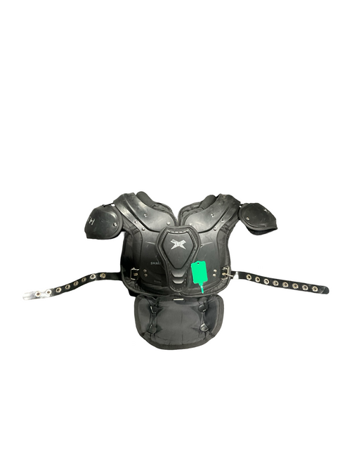 Vist Large View of Product Image Which is Used Xenith FLY FB Shoulder Pads Black SM
