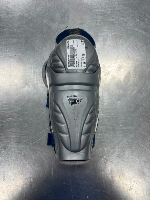Vist Large View of Product Image Which is Used Franklin FC 370 Youth Shin Guards Grey 7 1/2"