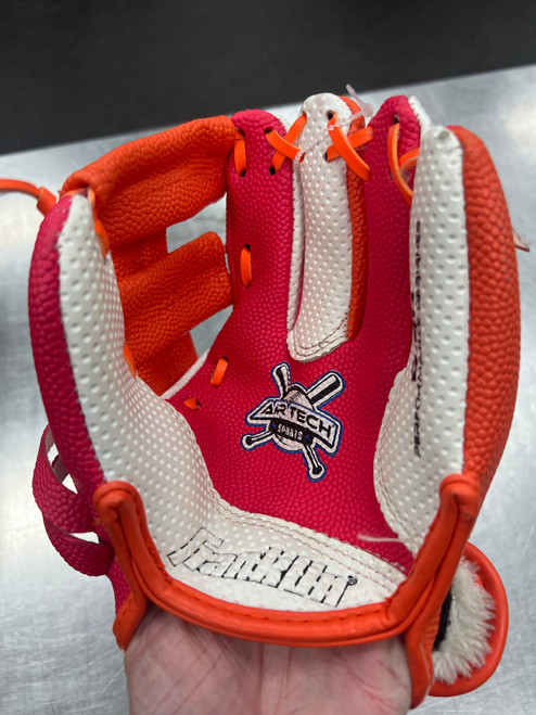 Vist Large View of Product Image Which is Used Franklin AIR TECH BB/SB Glove T-ball Pink 8.5"