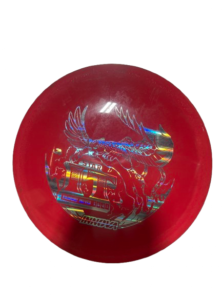 Vist Large View of Product Image Which is Used Innova STAR IT Disc Golf Driver Red