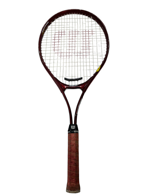Vist Large View of Product Image Which is Used Wilson HIGH BEAM Adult Tennis Racquet Red Unknown