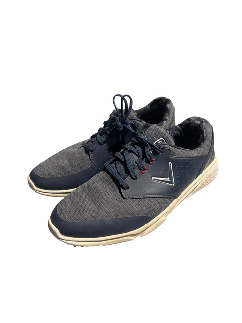 Vist Large View of Product Image Which is Used Callaway Mens Golf Shoes Navy Blue Senior 9.5