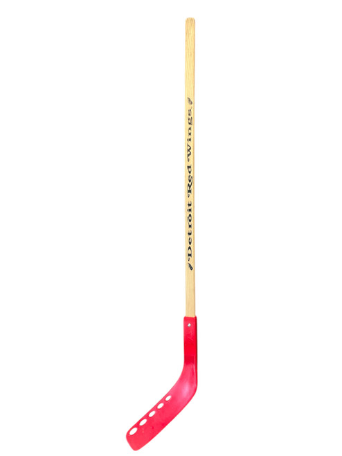 Vist Large View of Product Image Which is Used DETROIT RED WINGS WOOD STICK Junior Wood Right