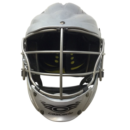 Vist Large View of Product Image Which is Used Cascade CSR Lacrosse Helmet Grey XS