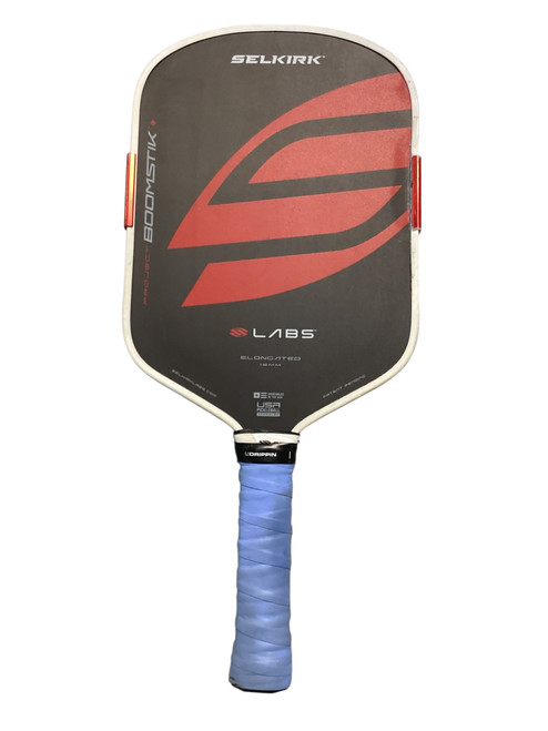 Vist Large View of Product Image Which is Used Selkirk LABS PROJECT BOOMSTICK Pickleball Racquet Black