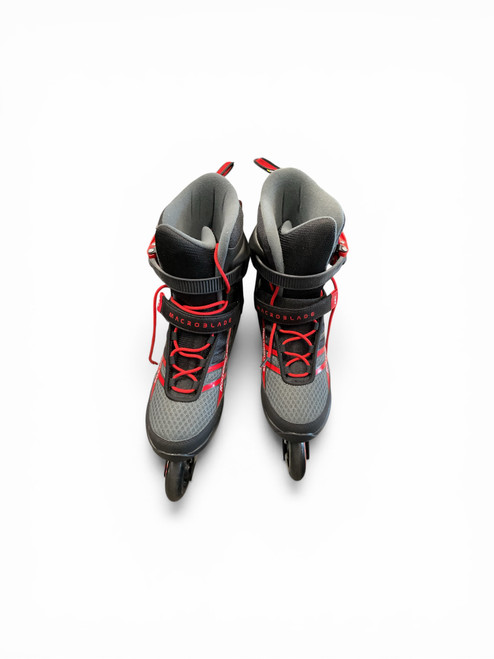 Vist Large View of Product Image Which is Used Rollerblade MACROBLADE 84 ABT SZ 9 Senior Rec Fitness Skates Black Senior 9