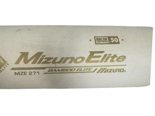 Vist Large View of Product Image Which is Used Mizuno MIZUNO ELITE MZE 271 BB/SB Wood Bat 31"