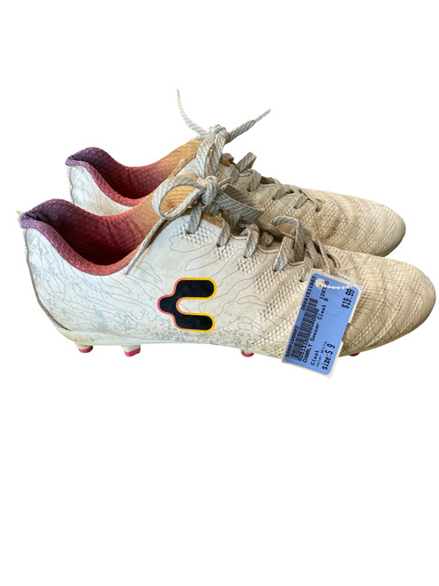 Vist Large View of Product Image Which is Used Soccer Cleats White Senior 9