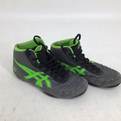 Vist Large View of Product Image Which is Used Asics JB ELITE V2.0 JR 4 WRESTLING SHOES Wrestling Shoes Grey Junior 04