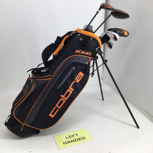 Vist Large View of Product Image Which is Used Cobra KING COBRA JR LH 7 PIECE SET NO PUTTER Jr Package Set LH Black 7 Piece