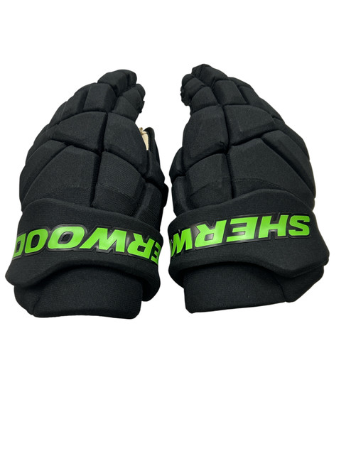 Vist Large View of Product Image Which is Used Sher-wood REKKER TEAM GLOVES JR 13 