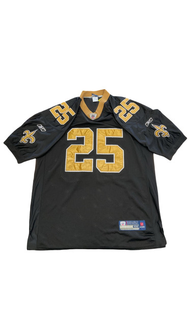 Vist Large View of Product Image Which is Used, NFL, Reebok, Reggie Bush, Saints, Jersey, L/XL