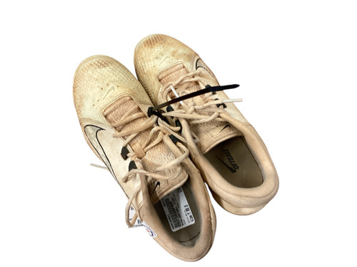 Vist Large View of Product Image Which is Used Nike SOFTBALL CLEAT BB/SB Cleats White Youth 09.0