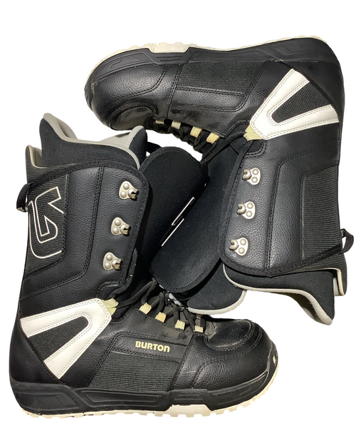 Vist Large View of Product Image Which is Used Burton TRIBUTE Mens Snowboard Boots Black Senior 11