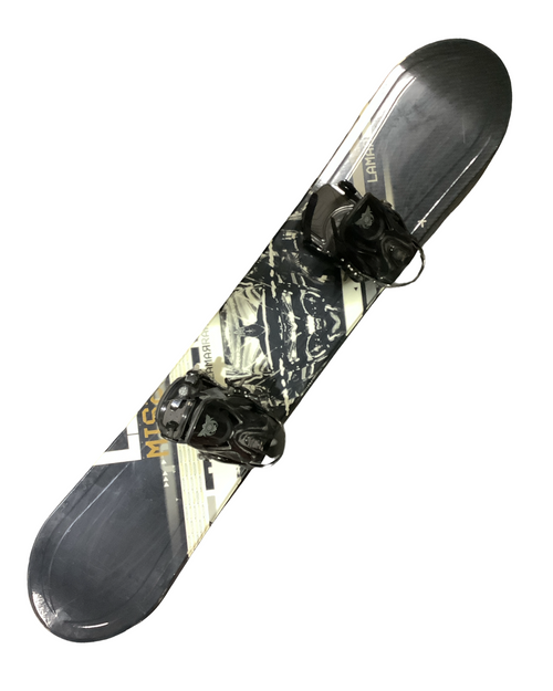 Vist Large View of Product Image Which is Used Lamar MISSION 163 Mens Snowboard Only Black 163 cm