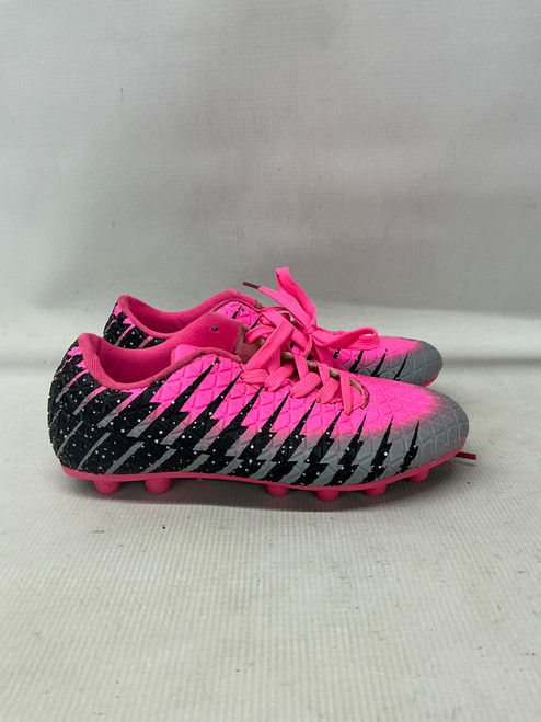 Vist Large View of Product Image Which is Used Vizari Soccer Cleats Pink Junior 02.5