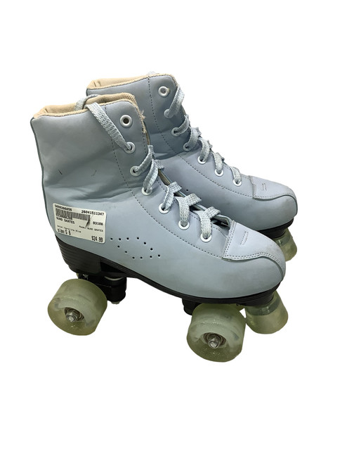 Vist Large View of Product Image Which is Used QUAD SKATES Senior Roller Quad Skates Carolina Blue Senior 6