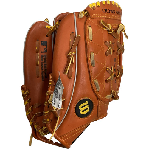 Vist Large View of Product Image Which is Used Wilson A2277AS2 BB/SB Glove LH Throw Brown 10 1/2"