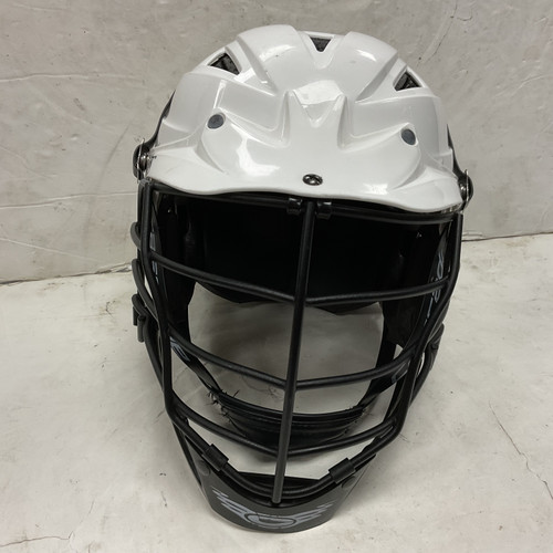 Vist Large View of Product Image Which is Used Cascade CPV-R Lacrosse Helmet White M/L