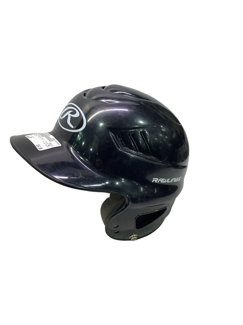 Vist Large View of Product Image Which is Used Rawlings 6 1/2 - 7 1/2 BB HELMET Batting Helmet No Mask Black SM