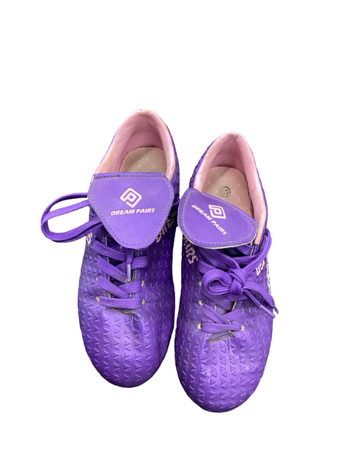 Vist Large View of Product Image Which is Used DREAM PAIRS Soccer Cleats Purple Youth 13.0