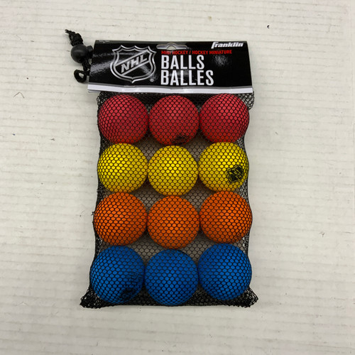 Vist Large View of Product Image Which is New NHL 12 MINI HOCKEY BALLS