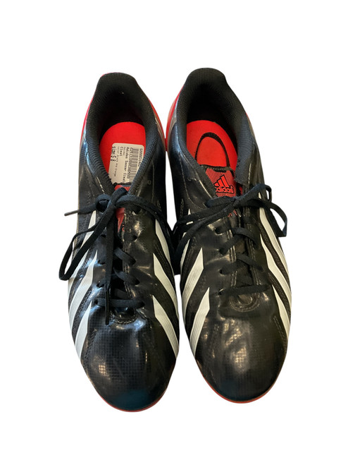 Vist Large View of Product Image Which is Used Adidas Soccer Cleats Black And Orange Senior 8