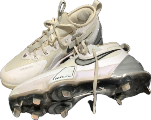 Vist Large View of Product Image Which is Used Nike AIR ZOOM BB/SB Cleats White Senior 7.5