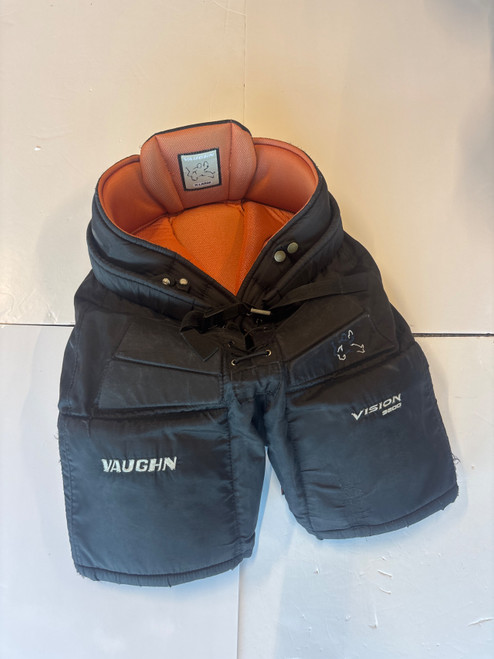 Vist Large View of Product Image Which is Used Vaughn VISION 9200 Junior Goalie Pant Black XL
