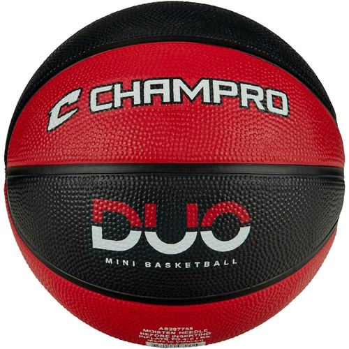 Vist Large View of Product Image Which is New DUO MINI BASKETBALL BK/RED