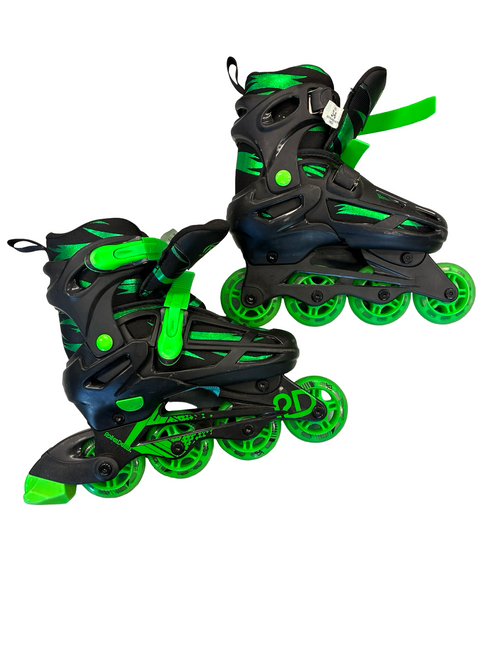 Vist Large View of Product Image Which is Used RollerDerby SKATES ADJ Junior Rec Fitness Skates Black Adjustable