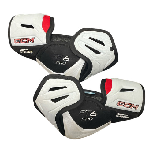Vist Large View of Product Image Which is Used CCM JETSPEED FT6 PRO Senior Elbow Pads MD