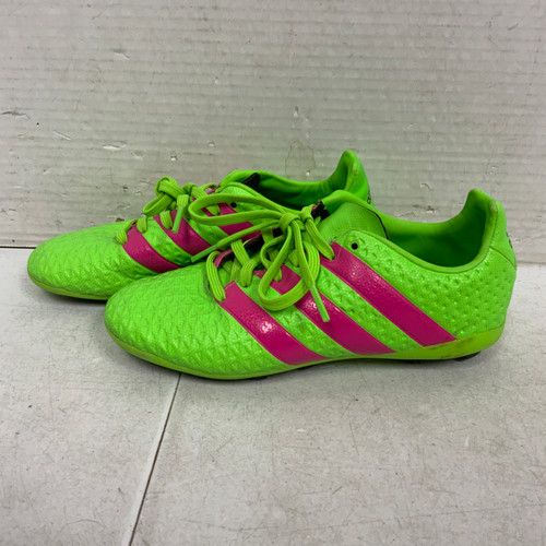 Vist Large View of Product Image Which is Used Adidas Soccer Cleats Green Junior 02