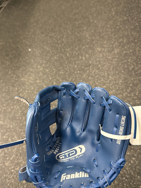 Vist Large View of Product Image Which is Used Franklin 22722 BB/SB Glove RH Throw Royal Blue 8"