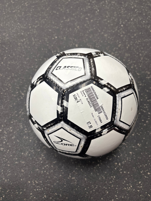 Vist Large View of Product Image Which is Used Score CLASSIC All Size Soccer Ball White 4