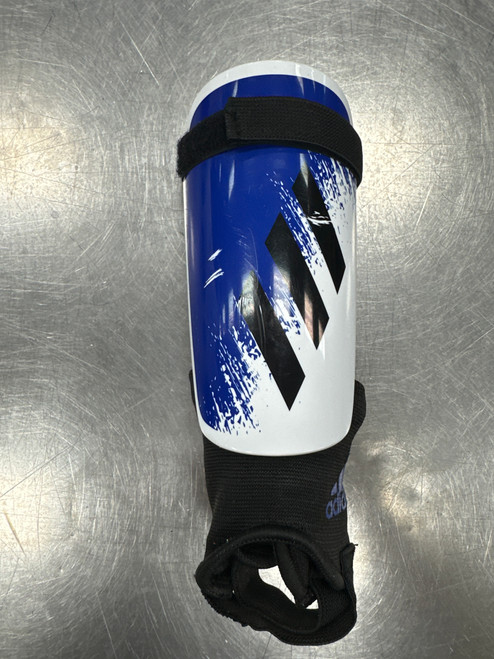 Vist Large View of Product Image Which is Used Adidas Soccer Shin Guards Youth Royal Blue LG