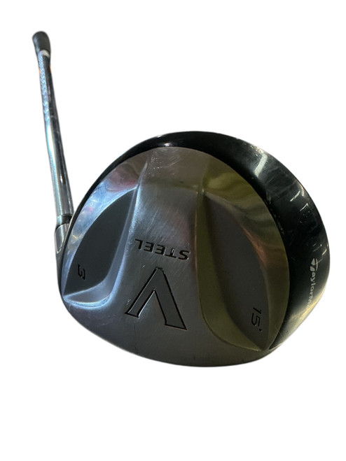 Vist Large View of Product Image Which is Used Taylormade V STEEL 3 WOOD 15 DEGREE Mens Fairway Wood RH 3 Wood