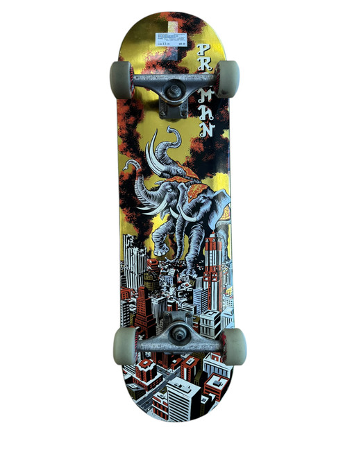 Vist Large View of Product Image Which is Used REAL PRAMAN RAMPAGE Complete Skateboard Gold 8 1/2"