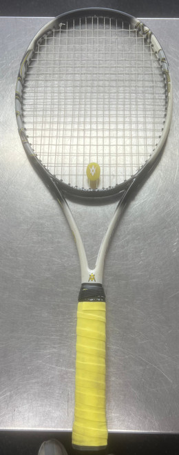 Vist Large View of Product Image Which is Used Volkl CLASSIC 8 PRO Adult Tennis Racquet Black 4 5/8"