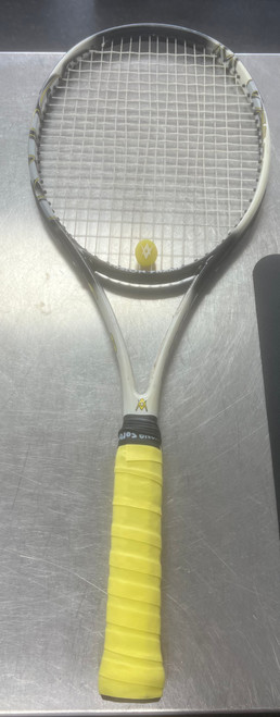 Vist Large View of Product Image Which is Used Volkl CLASSIC 8 PRO Adult Tennis Racquet Black 4 5/8"