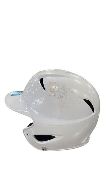 Vist Large View of Product Image Which is Used Easton 6 1/2 - 7 1/2 Batting Helmet No Mask White MD