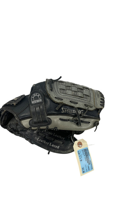 Vist Large View of Product Image Which is Used Spalding 18225 BB/SB Glove RH Throw Black 11 1/2"