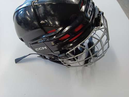 Vist Large View of Product Image Which is Used CCM TACKS 70 Helmet Cage Combo Black One Size
