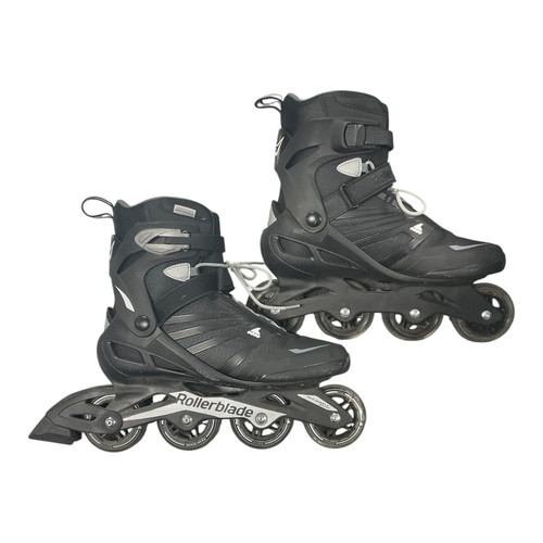 Vist Large View of Product Image Which is Used Rollerblade ZETRA BLADE Senior Rec Fitness Skates Black Senior 10