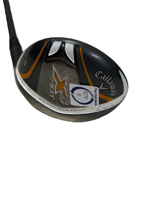 Vist Large View of Product Image Which is Used Callaway X2 HOT PRO Mens 17deg Fairway Wood 42.75" w/ Aldila Tour ATX75-3.7-S Shaft