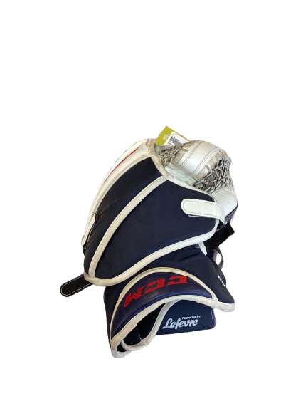 Vist Large View of Product Image Which is Used CCM EXTREME FLEX Senior Goalie Catcher White