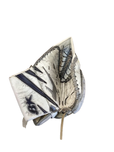 Vist Large View of Product Image Which is Used Brians ZERO G Senior Goalie Catcher White