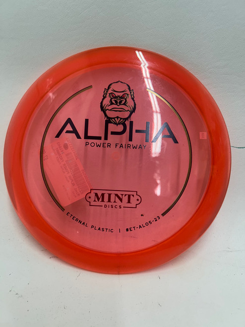 Vist Large View of Product Image Which is Used Mint ALPHA POWER FAIRWAY Disc Golf Driver Pink