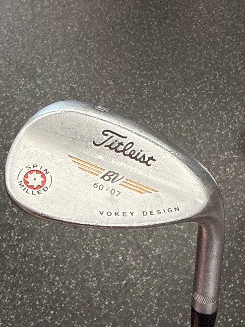Vist Large View of Product Image Which is Used Titleist BV 60-07 Golf Wedge Mens RH 60 Degree