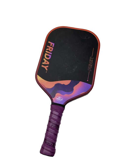 Vist Large View of Product Image Which is Used FRIDAY FEVER PICKLEBALL PADDLE Pickleball Racquet Black